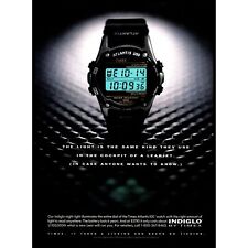 1993 Timex Atlantis 100 relógio esportivo Indiglo impressão vintage anúncio arte de parede, usado comprar usado  Enviando para Brazil