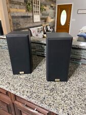 TEAC LS-1600 Black Bookshelf Speakers 3-way 60w max 15.25”x 7.75”x9”  work great for sale  Shipping to South Africa