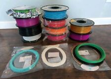 Lot of 10 3D Printer 1.75 Filament Spools + Samples.  for sale  Shipping to South Africa