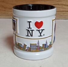 Caneca de chá de café I Love NY com alívio 3D apresentando as principais atrações de Nova York em 10 oz, usado comprar usado  Enviando para Brazil