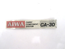 Sistema de componentes AIWA CA-30 placa adornable marca/modelo AIWA, usado segunda mano  Embacar hacia Argentina