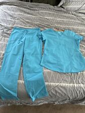 Scrubstar Womens Medium Scrub Set Blue short sleeve pants set for sale  Shipping to South Africa
