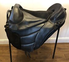 Tree Free Exmoor Treeless Saddle XL Black English Leather With Pure Wool Pad for sale  Shipping to South Africa