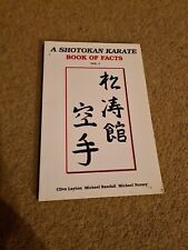 Shotokan karate book for sale  LYDNEY