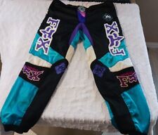 Pantalones de motocross Fox Racing 360 FX vintage década de 1990 talla 38 púrpura/azulado/negro  segunda mano  Embacar hacia Argentina