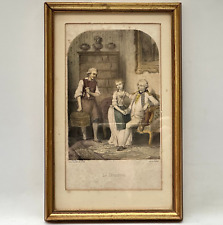 Antique french print for sale  LONDON