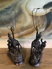 Pair antique spelter for sale  WAKEFIELD
