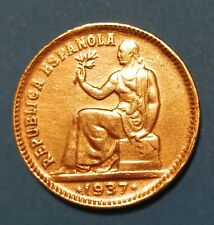 Feliciano España moneda de 50 céntimos de cobre año 1937 E.B.C. segunda mano  Alfara de Algimia