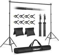 EMART EM-BS2030 Photo Video Studio 10Ft Adjustable Background Stand Backdrop for sale  Shipping to South Africa