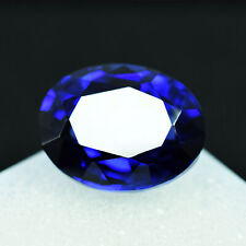 Piedras preciosas sueltas de forma ovalada de zafiro azul natural de 10 quilates segunda mano  Embacar hacia Mexico