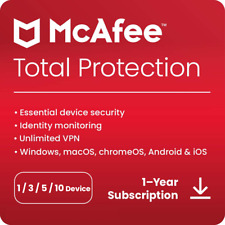 Mcafee total protection for sale  UK