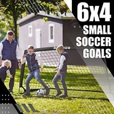  Gol de futebol para prática de quintal rede de futebol arco-íris 6x4 pés portátil infantil comprar usado  Enviando para Brazil