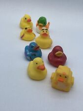 8 Rubber Ducks Variety Bath Time Collectible Jeep Pirate Minecraft Blue Camo Red for sale  Shipping to South Africa