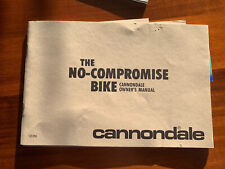 Bicicleta de montaña de carretera Cannondale 1986 de aluminio para propietarios de bicicletas segunda mano  Embacar hacia Argentina