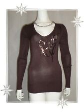 Pull marron maille d'occasion  Foix