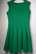 Julian Taylor Women's A Line Knee Length Sleeveless Kelly Green Dress Size 16, used for sale  Shipping to South Africa