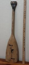 Vintage Original NAVAJO Brand USA Wood 30" Canoe Paddle Oar Decor Used Character for sale  Shipping to South Africa