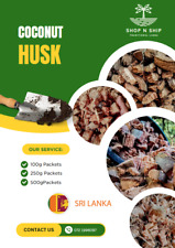 Coconut Husk  Dry  Chips Natural 100% Dry Organic Orchid  Media Growing ceylon for sale  Shipping to South Africa