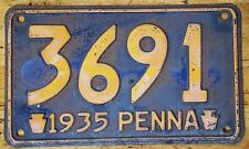 1935 pennsylvania license for sale  Syracuse