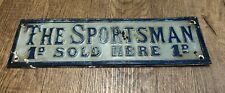 Sportsman antique metal for sale  THORNTON HEATH