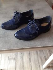 Chaussures derby bleu d'occasion  Saint-Chamond