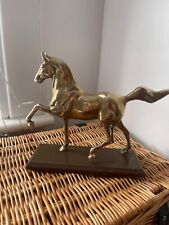 Vintage brass horse for sale  GRAYS