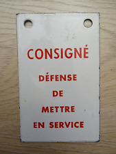 Plaque émaillée consigne d'occasion  La Chapelle-Saint-Luc