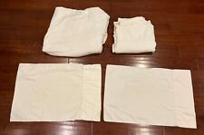 Conjunto de lençóis de algodão orgânico Boll & Branch branco creme 4 peças King comprar usado  Enviando para Brazil