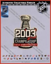 NUEVO JERSEY PARCHE DEVILS NHL STANLEY CUP FINAL 2003 CAMPEONATO 20 ANIVERSARIO, usado segunda mano  Embacar hacia Argentina