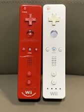 Controle remoto Nintendo OEM Wii branco vermelho Motion Plus testado 2 comprar usado  Enviando para Brazil