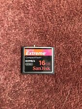 Cartão de memória SanDisk Extreme 16GB 60MB/s UDMA CF câmera flash compacto comprar usado  Enviando para Brazil