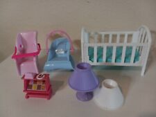 Lote de 5 móveis/assentos/lâmpadas para bebês Mattel Fisher Price , usado comprar usado  Enviando para Brazil