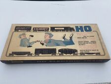 Allstate Vintage HO Hobby Electric Train Set Train Cars Track Original Box for sale  Shipping to South Africa