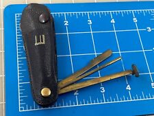 Bonita herramienta de pipa Dunhill vintage de Judd's manipuladora en estuche de cuero a presión segunda mano  Embacar hacia Argentina