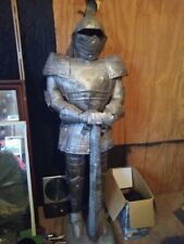 Tin knight statue for sale  Blum