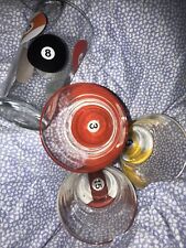 Glass Luminarc Drink Pool Billiard Ball Cups Whiskey Size Tall,Half 4  Luminarc for sale  Shipping to South Africa