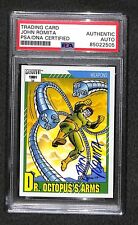 John Romita "Dr Octopus" 1991 Impel Marvel Comics Signed Auto Rookie Card PSA RC for sale  Shipping to South Africa