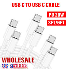 Wholesale PD20W USB C to USB-C Cable Fast Charge Cord For iPhone15/Samsung/iPad, used for sale  Shipping to South Africa