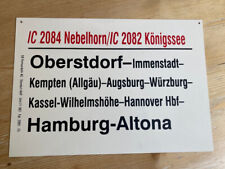 Zuglaufschild 2084 nebelhorn gebraucht kaufen  Berlin