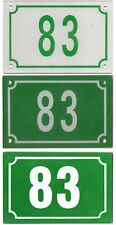 French house number 83 door gate wall plate - ghastly modern issue in plastic for sale  Shipping to Ireland