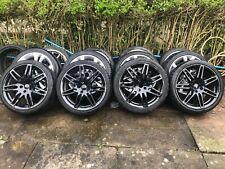 audi rs4,le mans,black edition style 18 inch alloys wheels 5x112 for sale  BIRMINGHAM