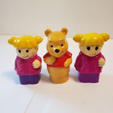 3 Mega Bloks First Builders People Pooh Girl With Blond Hair Replacement Pieces comprar usado  Enviando para Brazil
