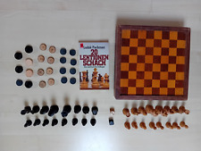 Holz schachfiguren schachbrett gebraucht kaufen  Krumbach