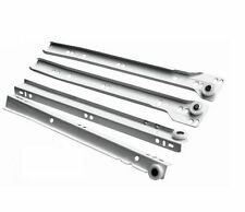 Metal Roller Bottom Fix Drawer Runners All Sizes 250mm-600mm White, used for sale  Shipping to South Africa