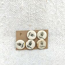 Used, Vintage Mahatma Gandhi Graphics Brass Button Set Pre Independence Sewing BTN29 for sale  Shipping to South Africa