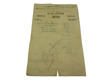 Purchase receipt 1924 for sale  Augusta