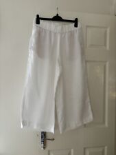 ladies cropped trousers elasticated waist for sale  DEESIDE