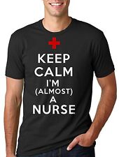 Camiseta estudante escola de enfermagem Future Nurse camiseta mantenha a calma quase uma camiseta enfermeira comprar usado  Enviando para Brazil