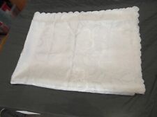 Tablecloth white floral for sale  CHESTER