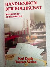 Handbuch kochkunst karl gebraucht kaufen  Silberhöhe